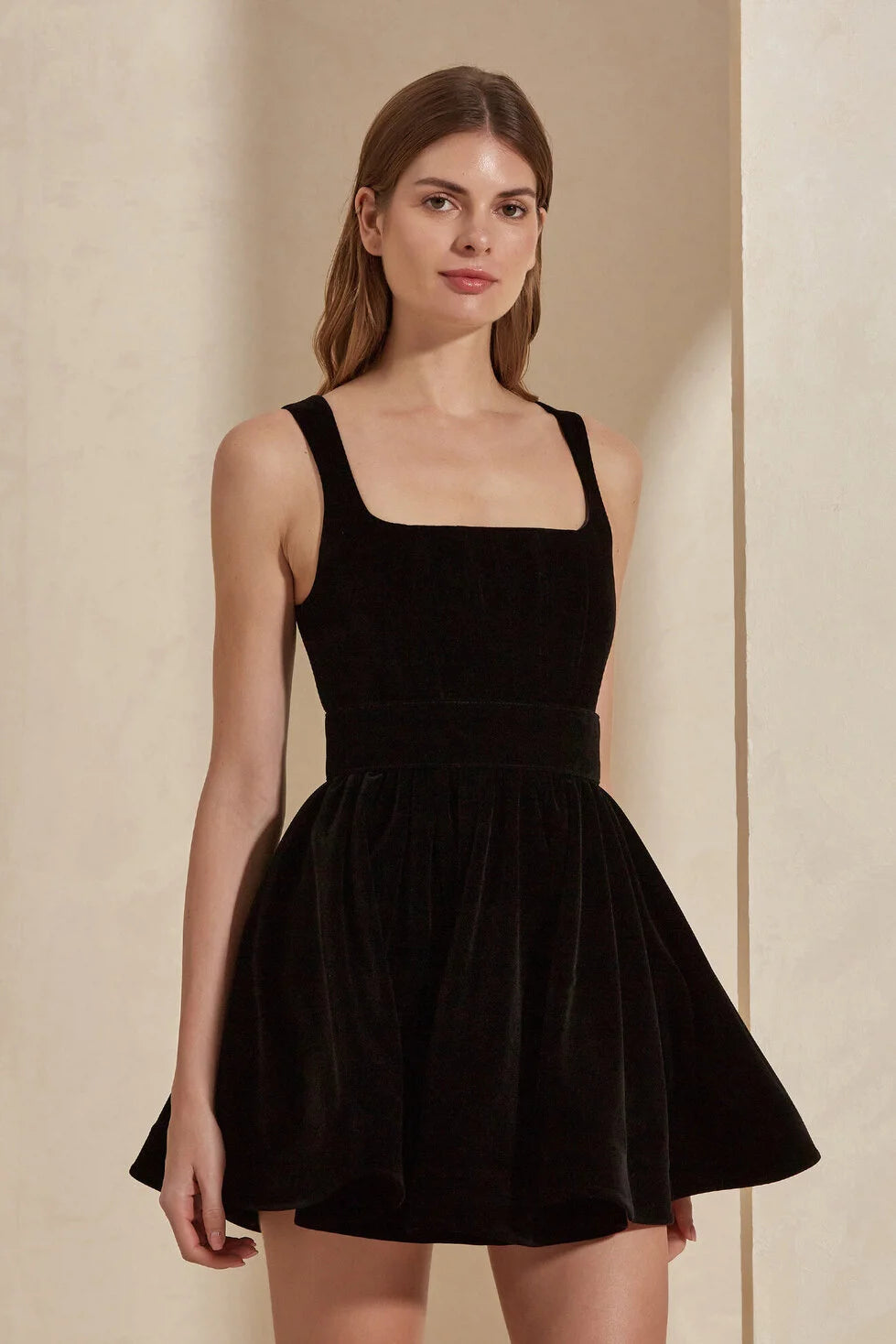 Velvet Vamp Mini Dress