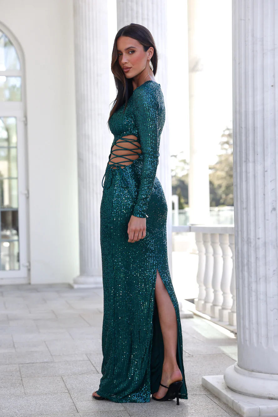Forever Sequin Maxi Dress