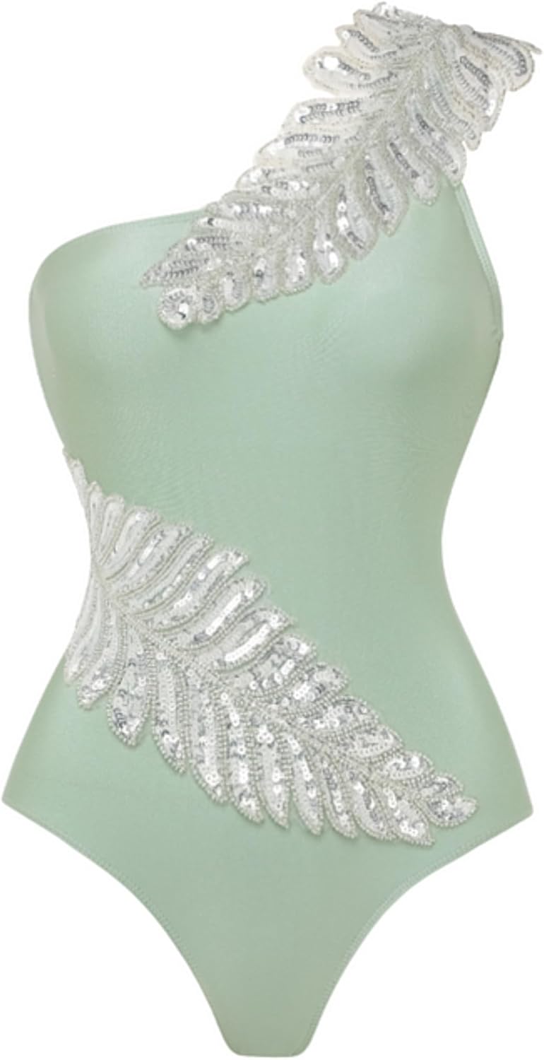 Ocean Bloom Sequin Swimsuit