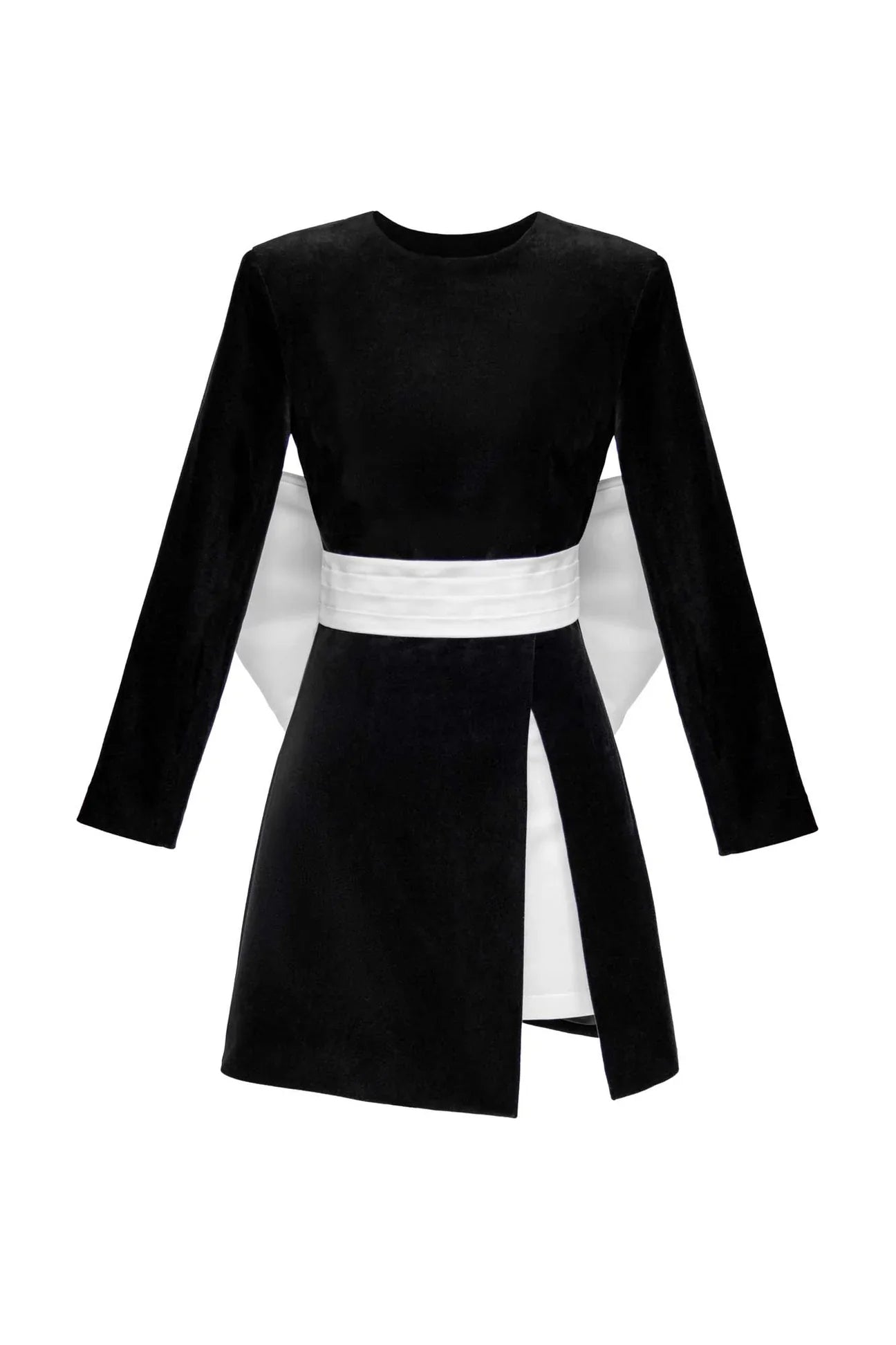 Black and White Bow Dress