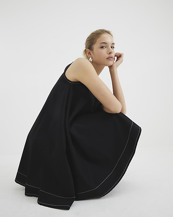 Swing Contrast Mini Dress