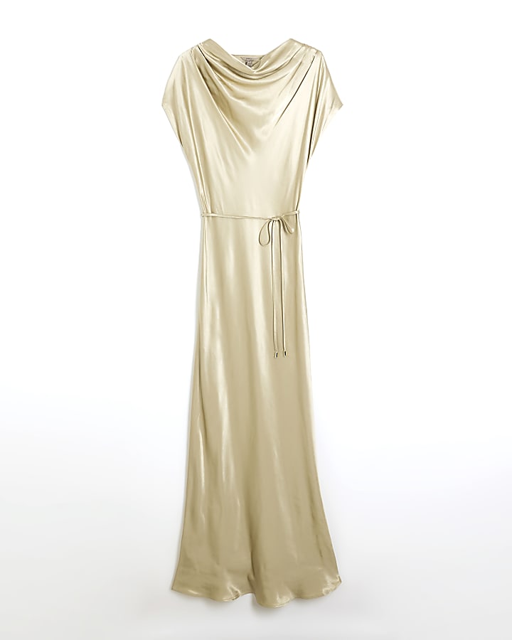 Cowl Neck Maxi Dress
