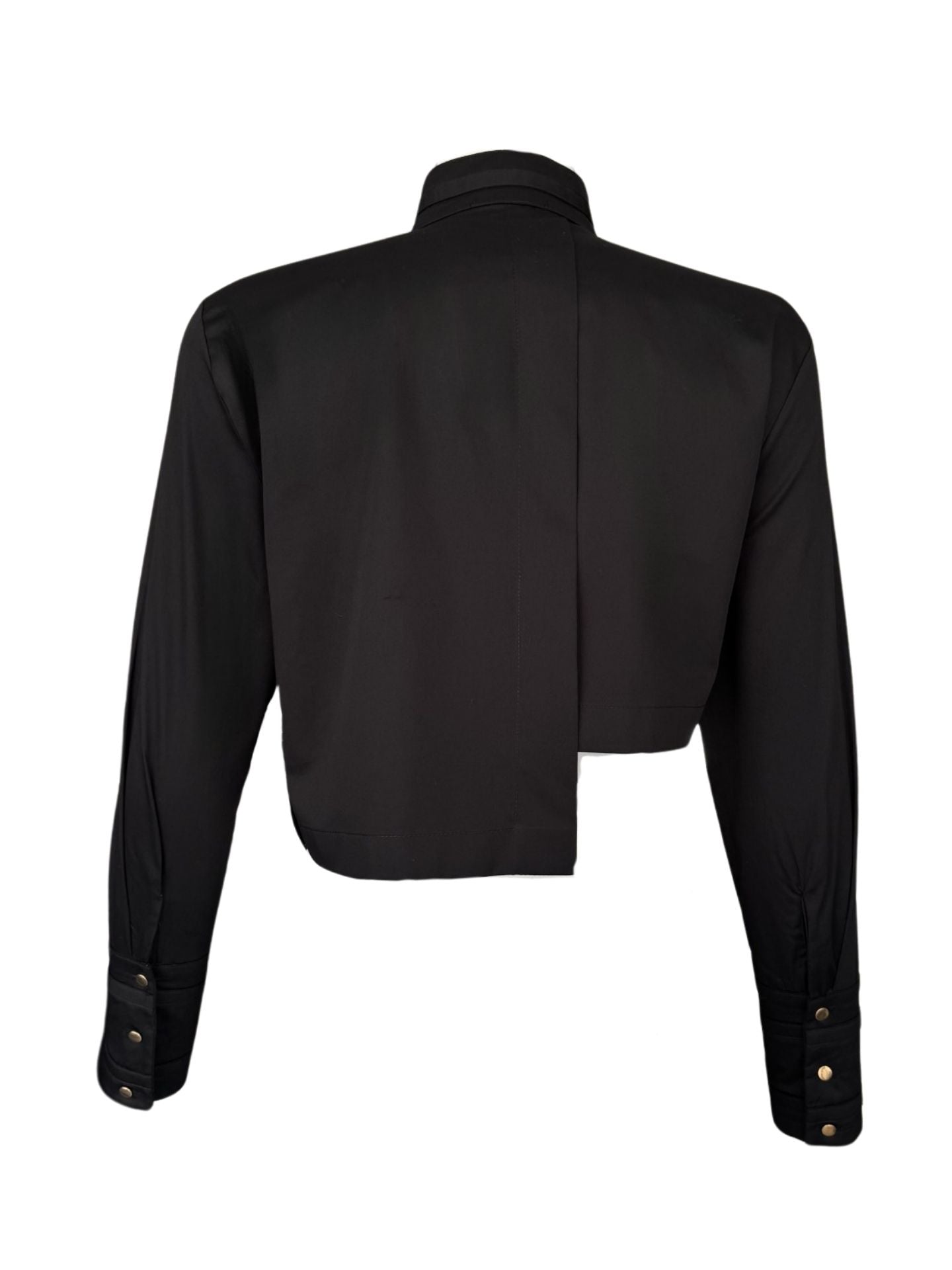 Buckle Up Cropped Shirt