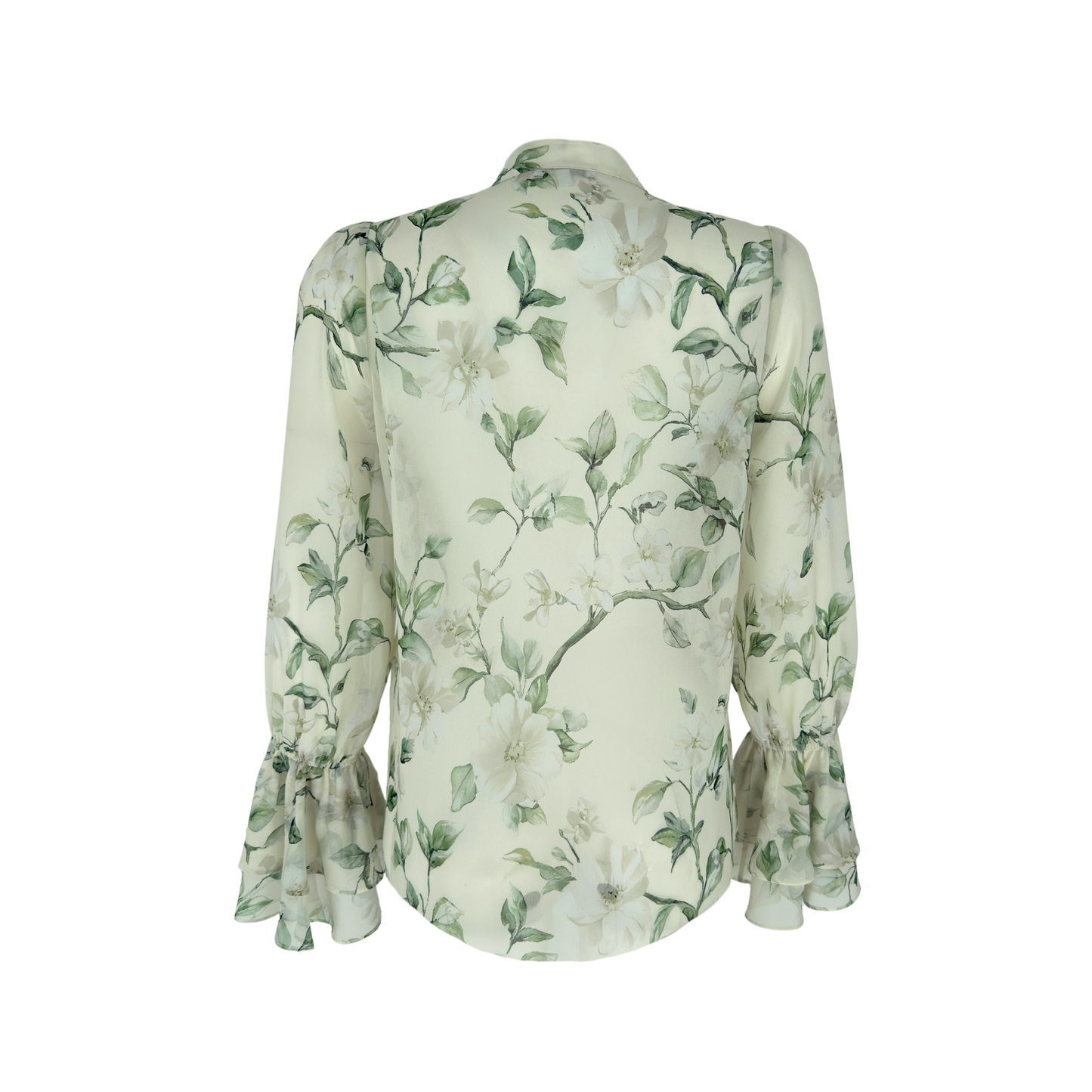 Bloomlight Ruffle Tie Blouse