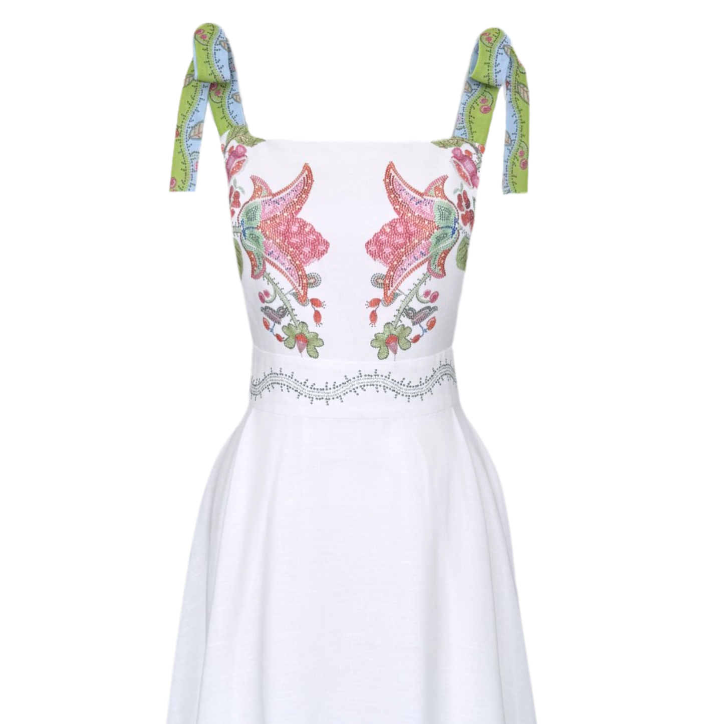 Flora Tie Maxi Dress