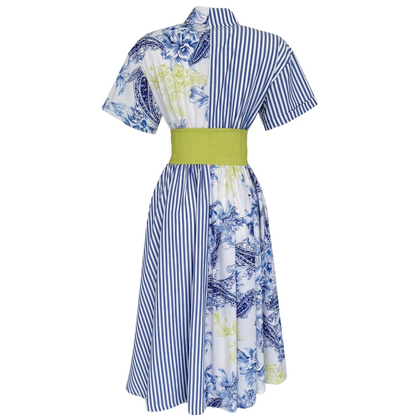 Floral Tapestry Shirt Dress