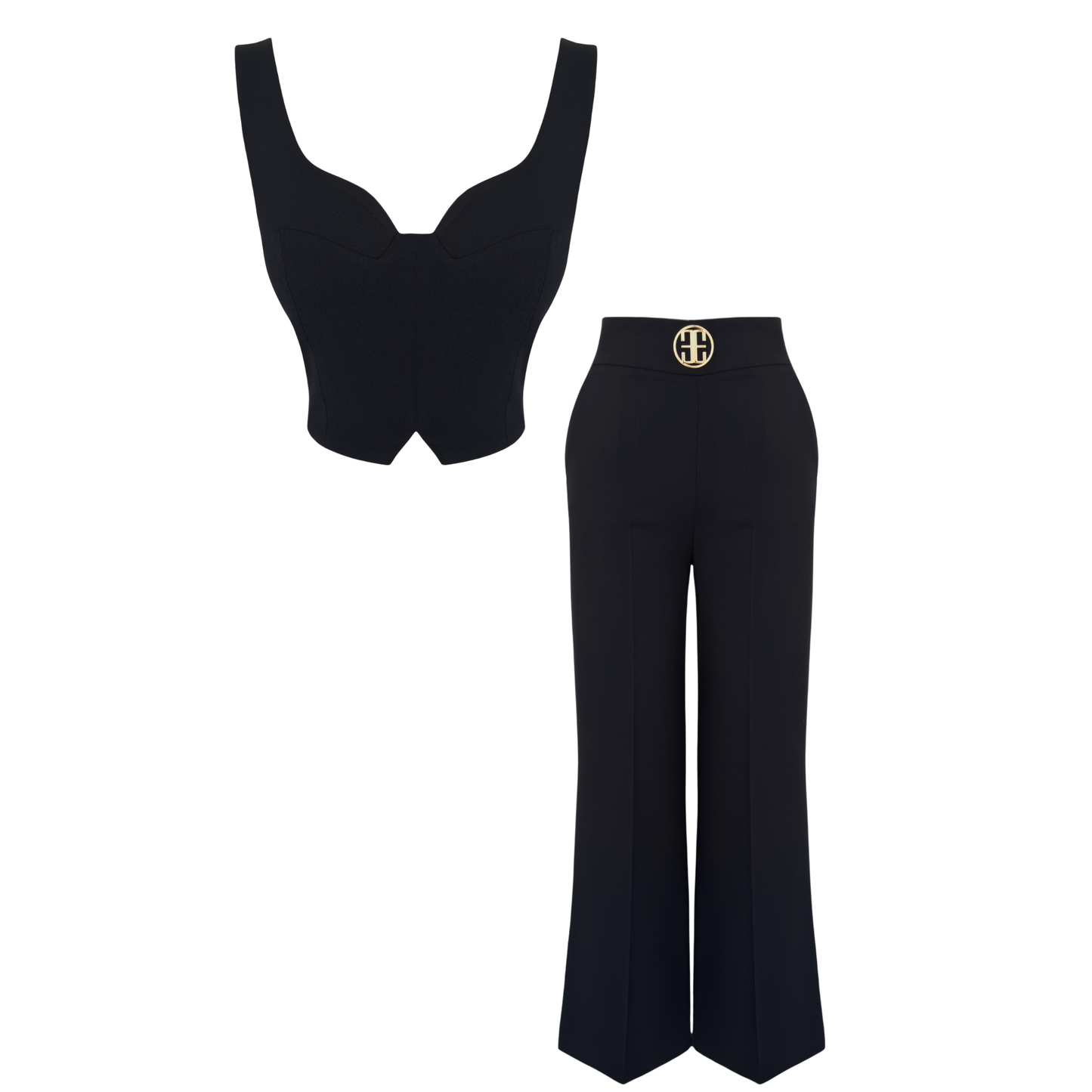 Lİdya Heart Collar Set
