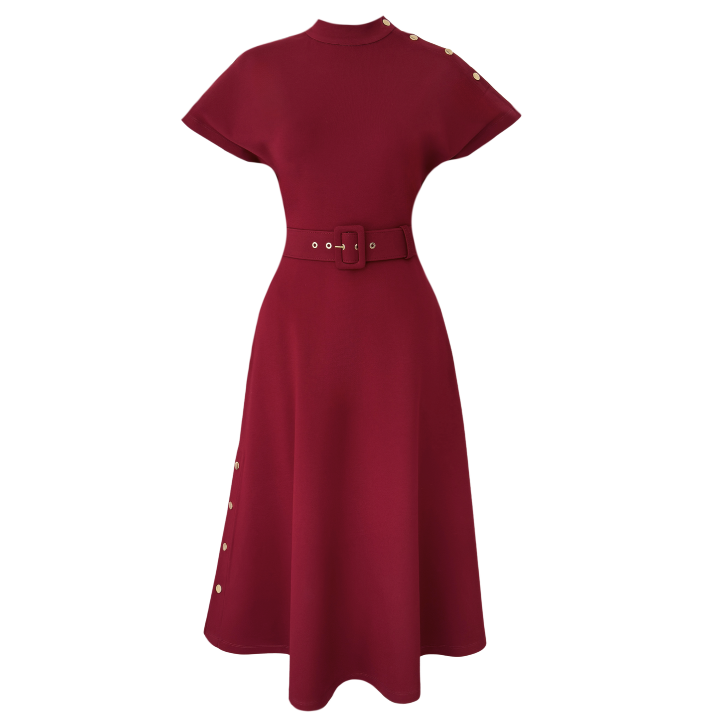 Ava Belted Midi Dress