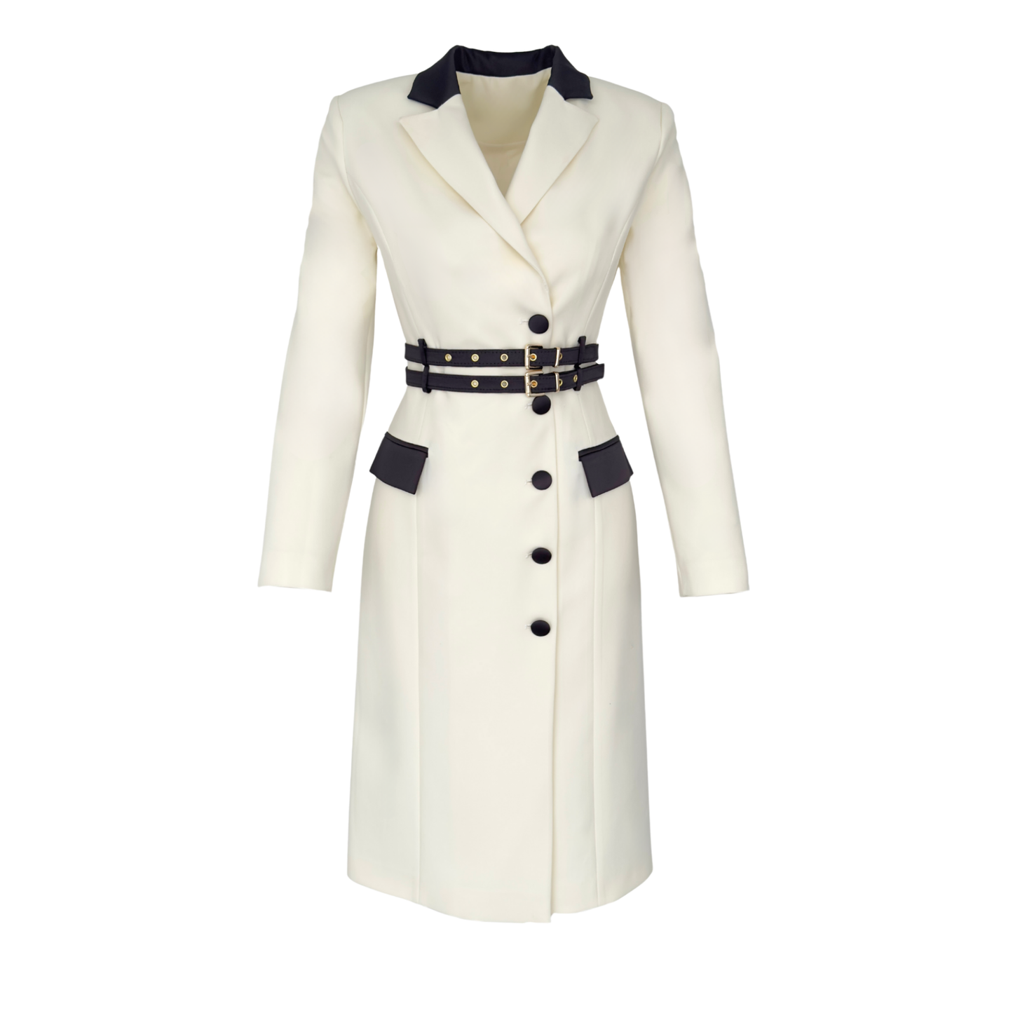 Monochrome Blazer Dress