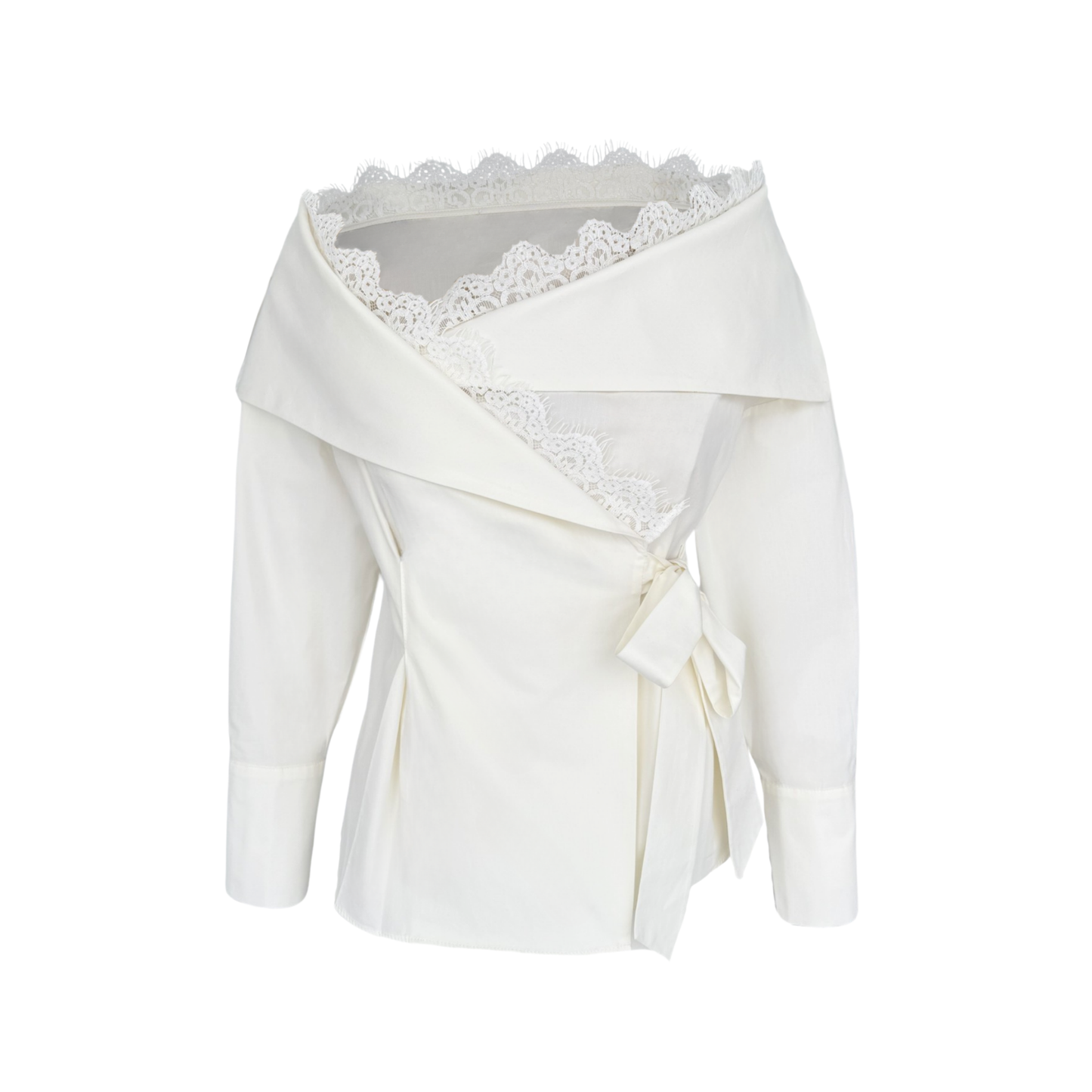 Serena Lace Wrap Shirt