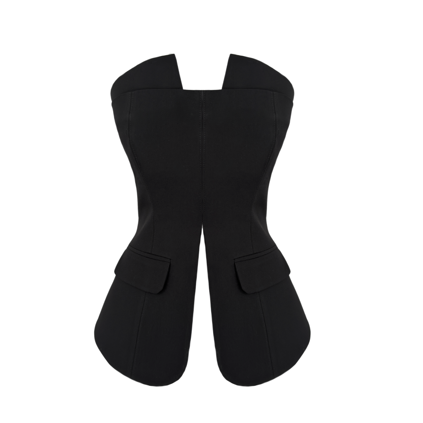 Contour Split Bustier Top