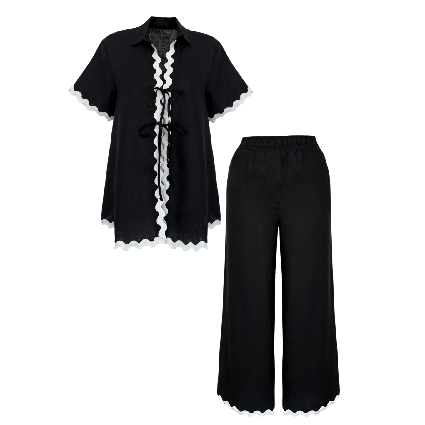 Curl Hem Co-ord Set