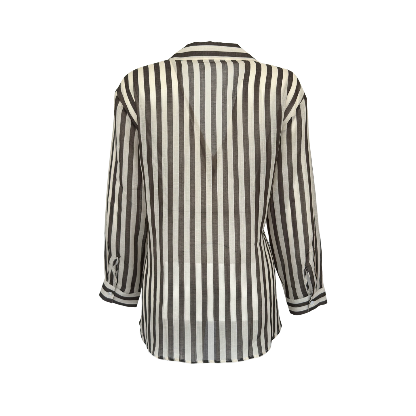 Stria Draped Shirt