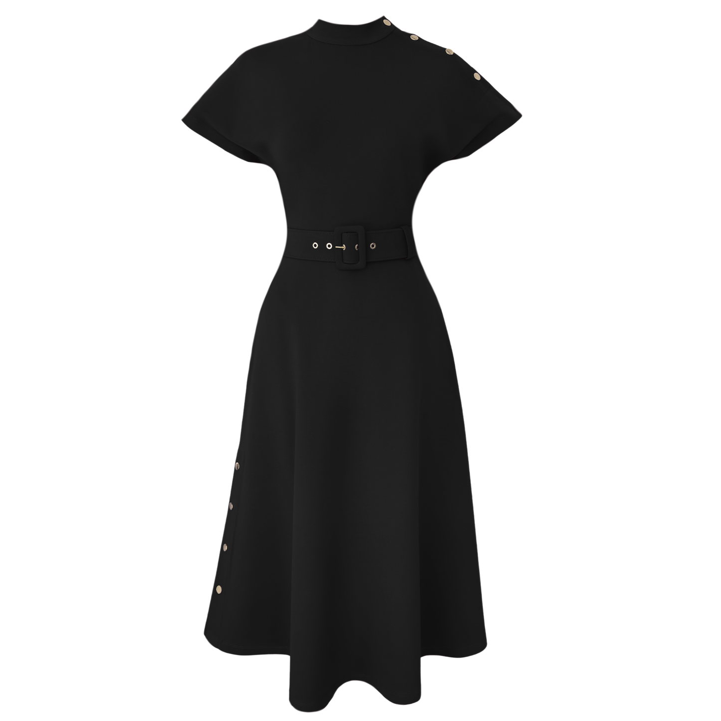 Ava Belted Midi Dress
