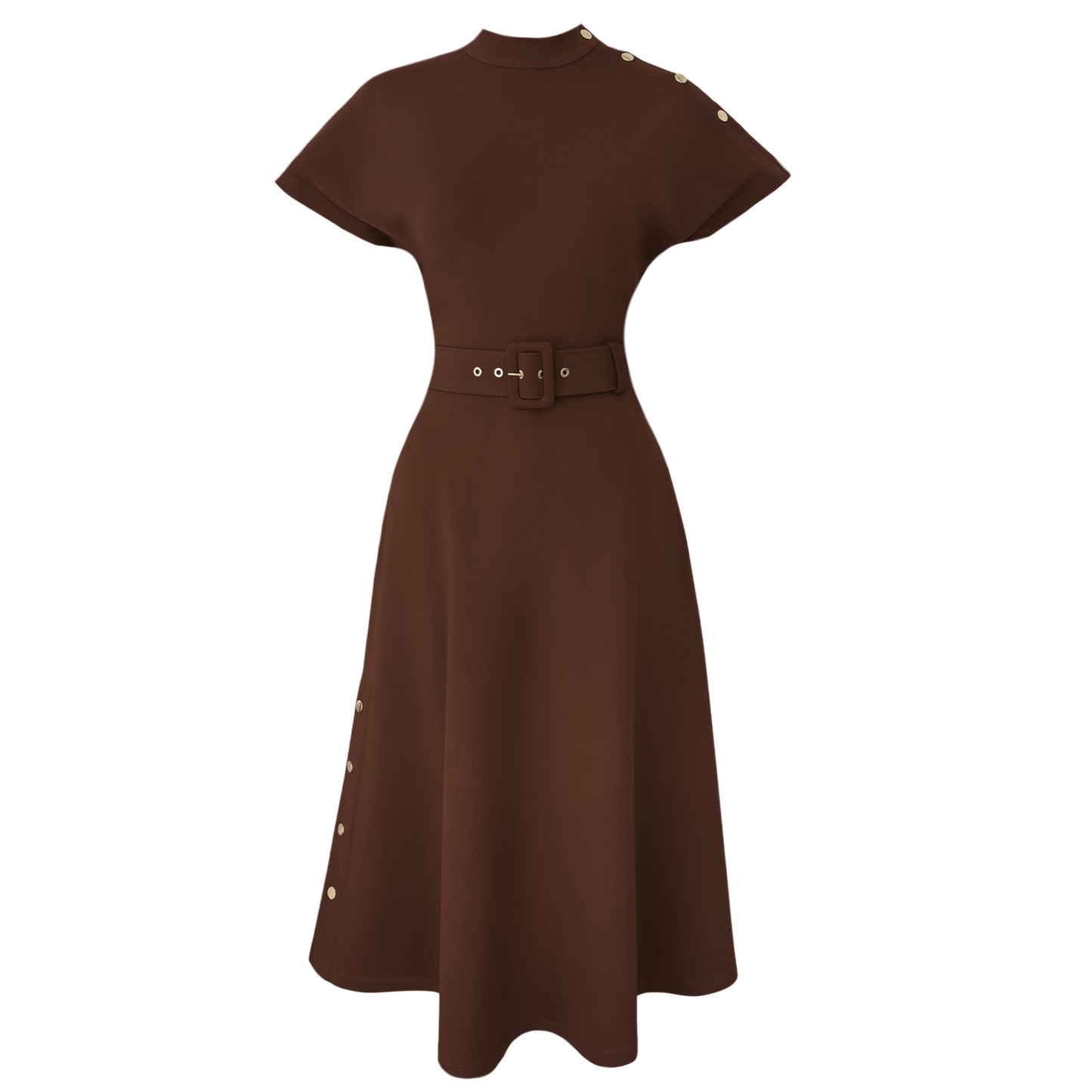 Ava Belted Midi Dress