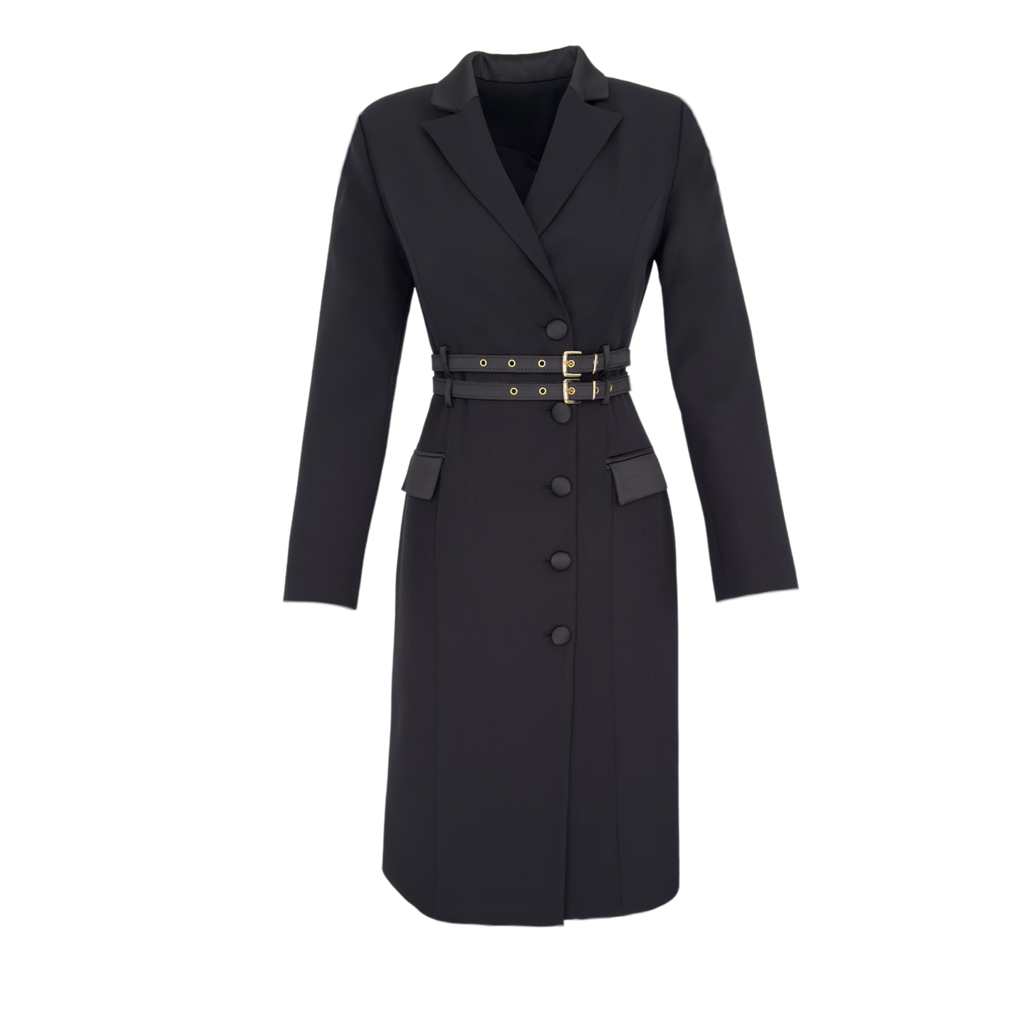 Monochrome Blazer Dress
