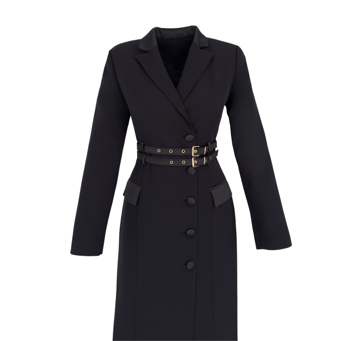 Monochrome Blazer Dress