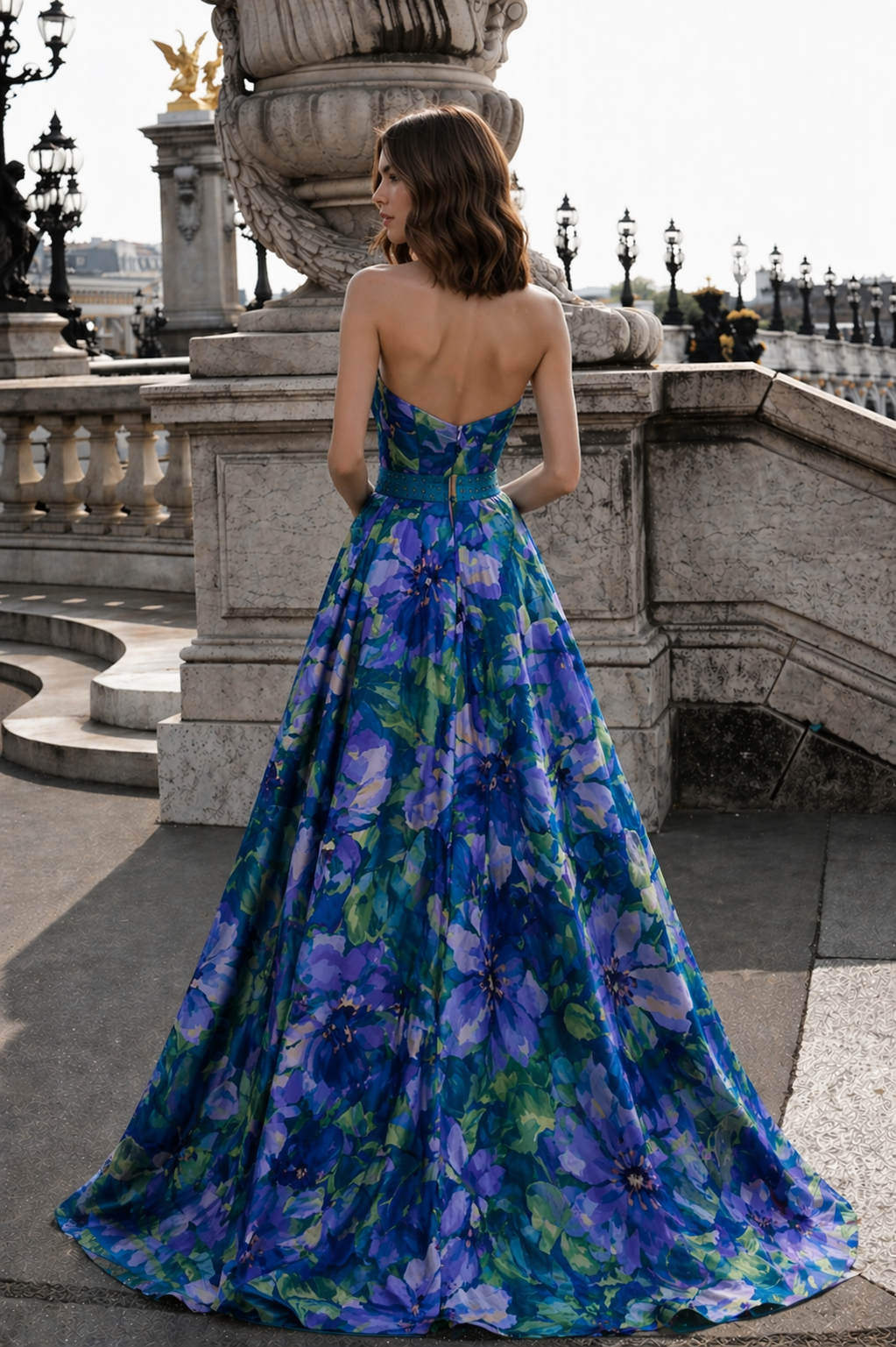Azure Jardin Gown