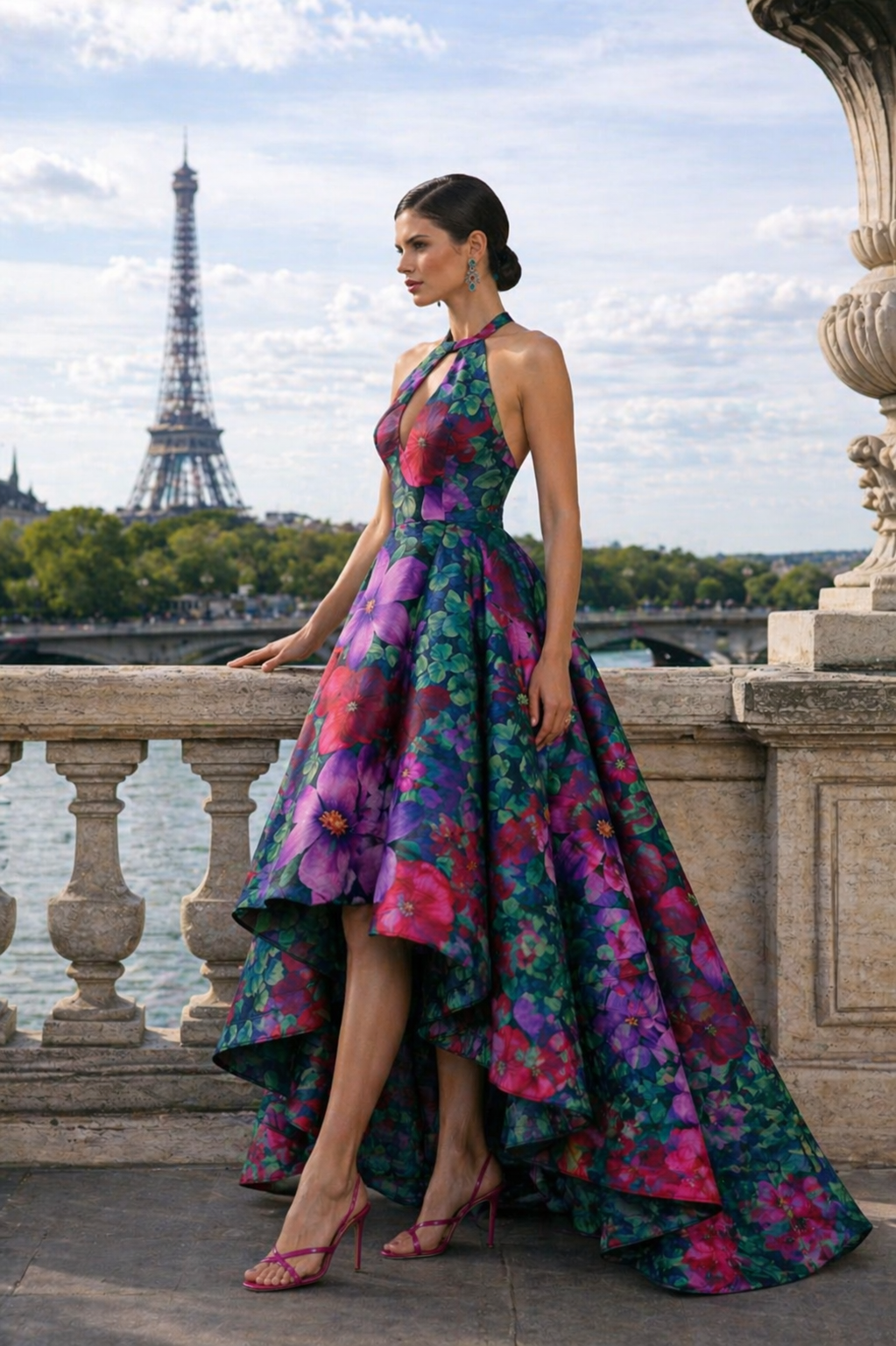 Éclat Halter Dress