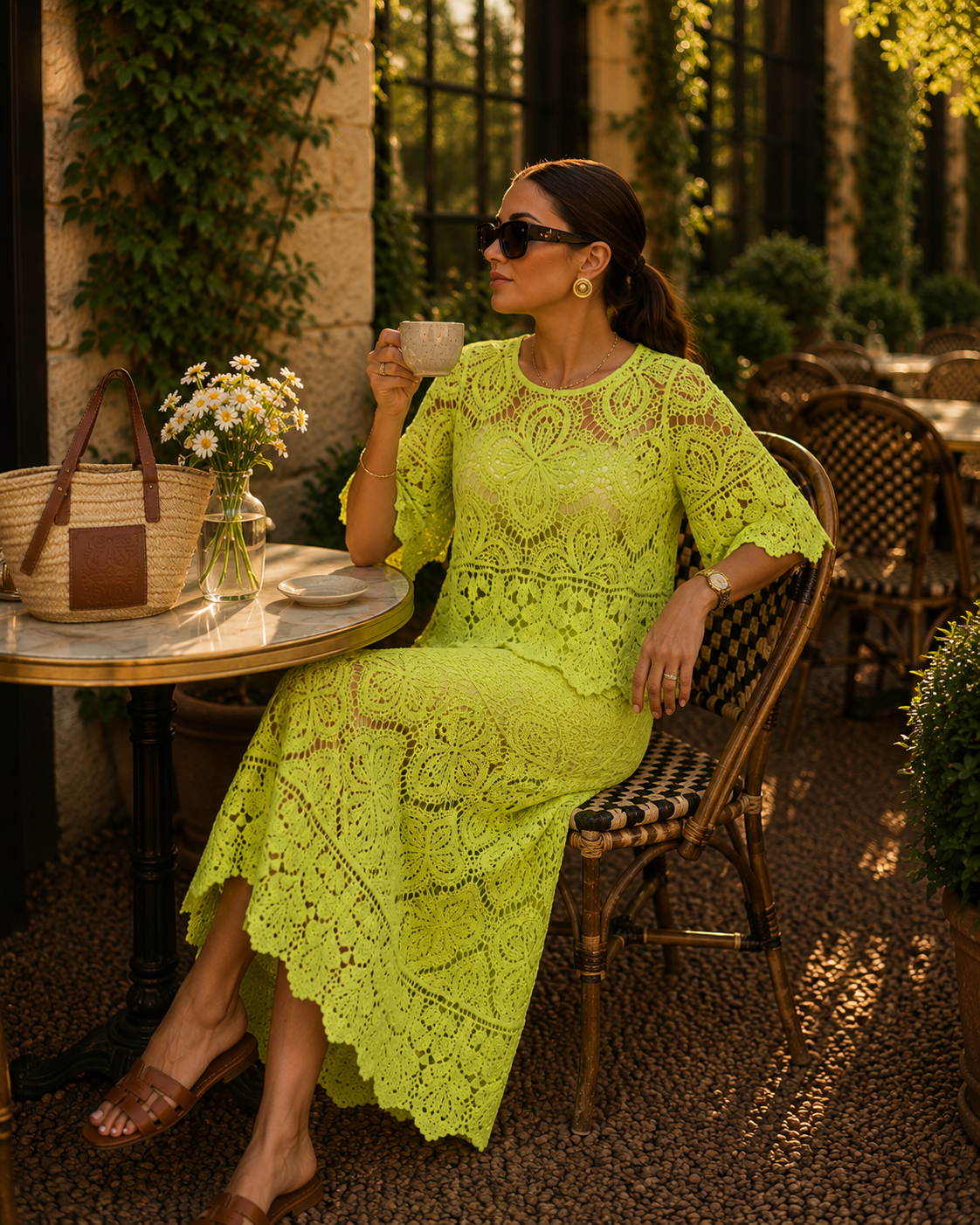 Limoncello Lace Set