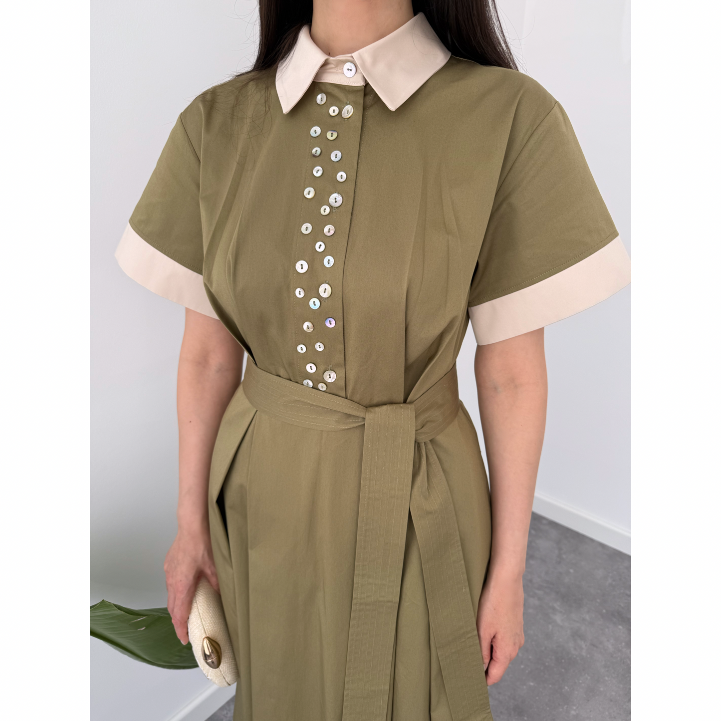 Modline Belted Midi Dress