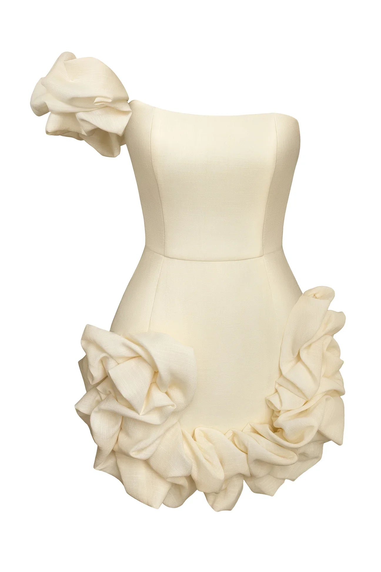 Dainty Bare One Shoulder Mini Dress