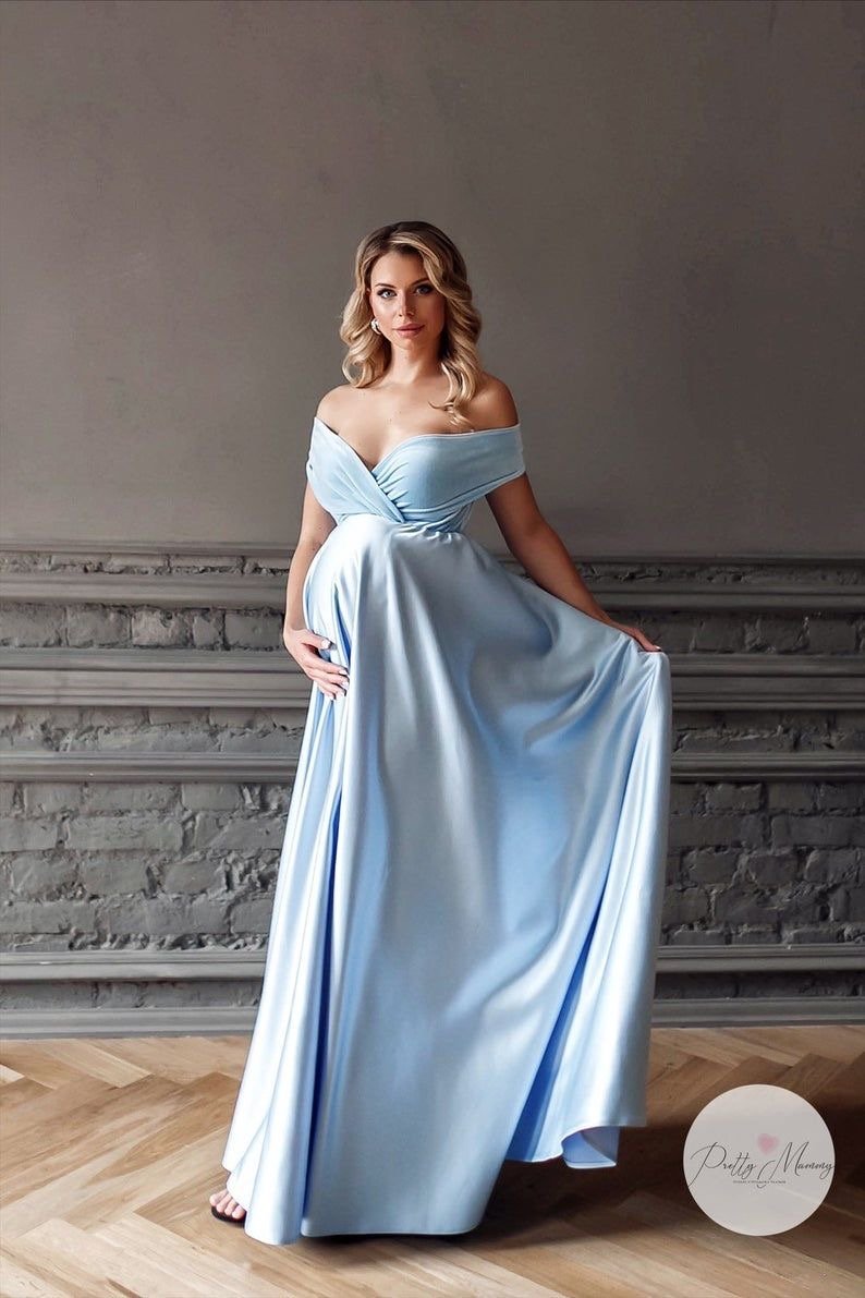 Silken Bloom Gown