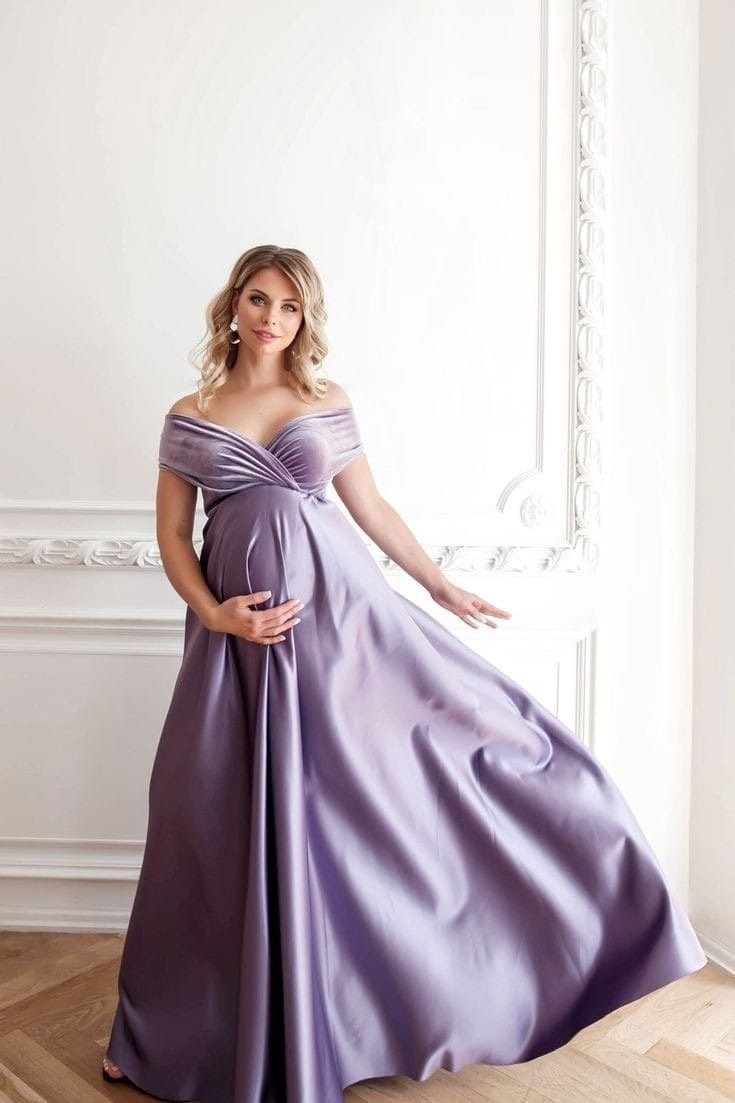Silken Bloom Gown