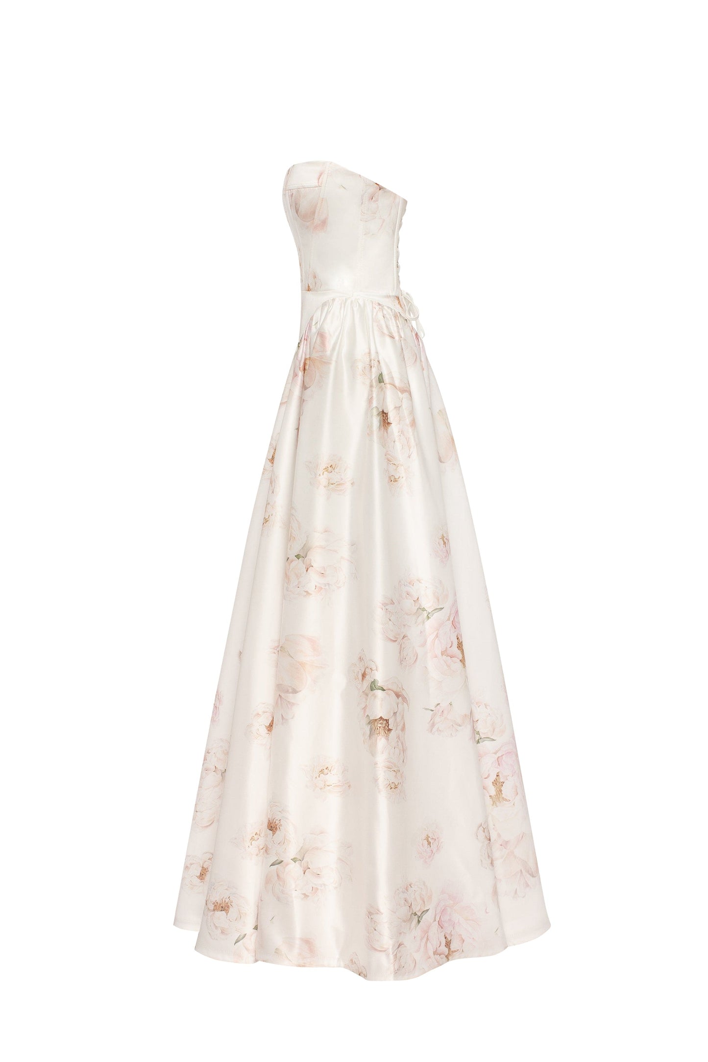 Peony Strapless Maxi Dress