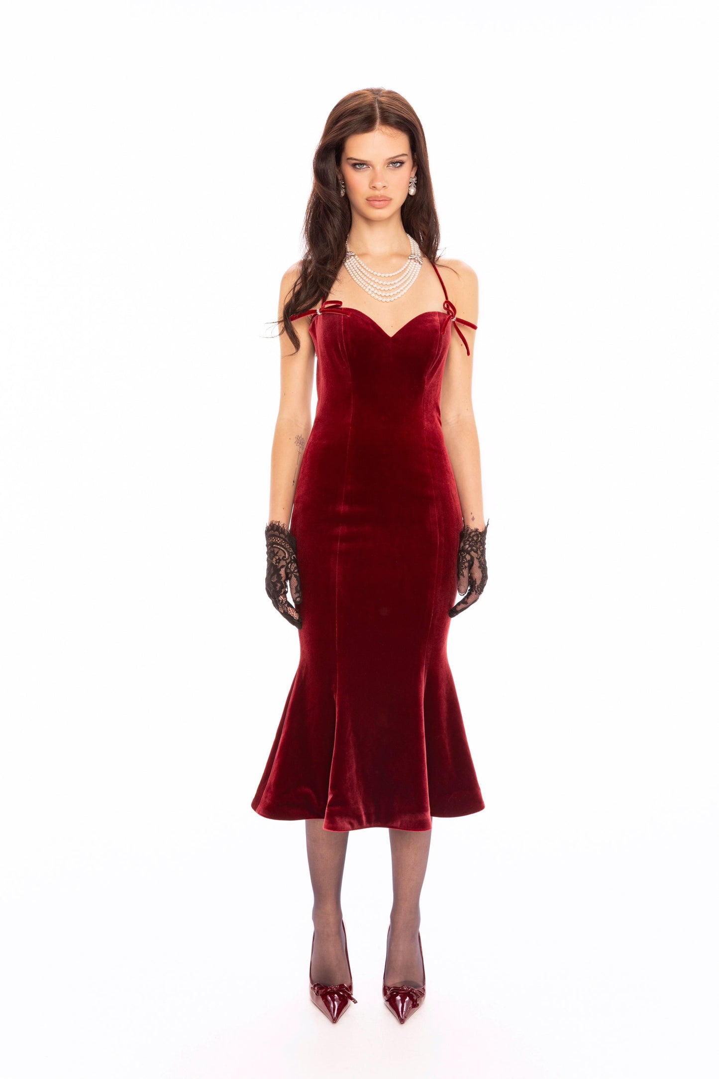 Althea Velvet Maxi Dress