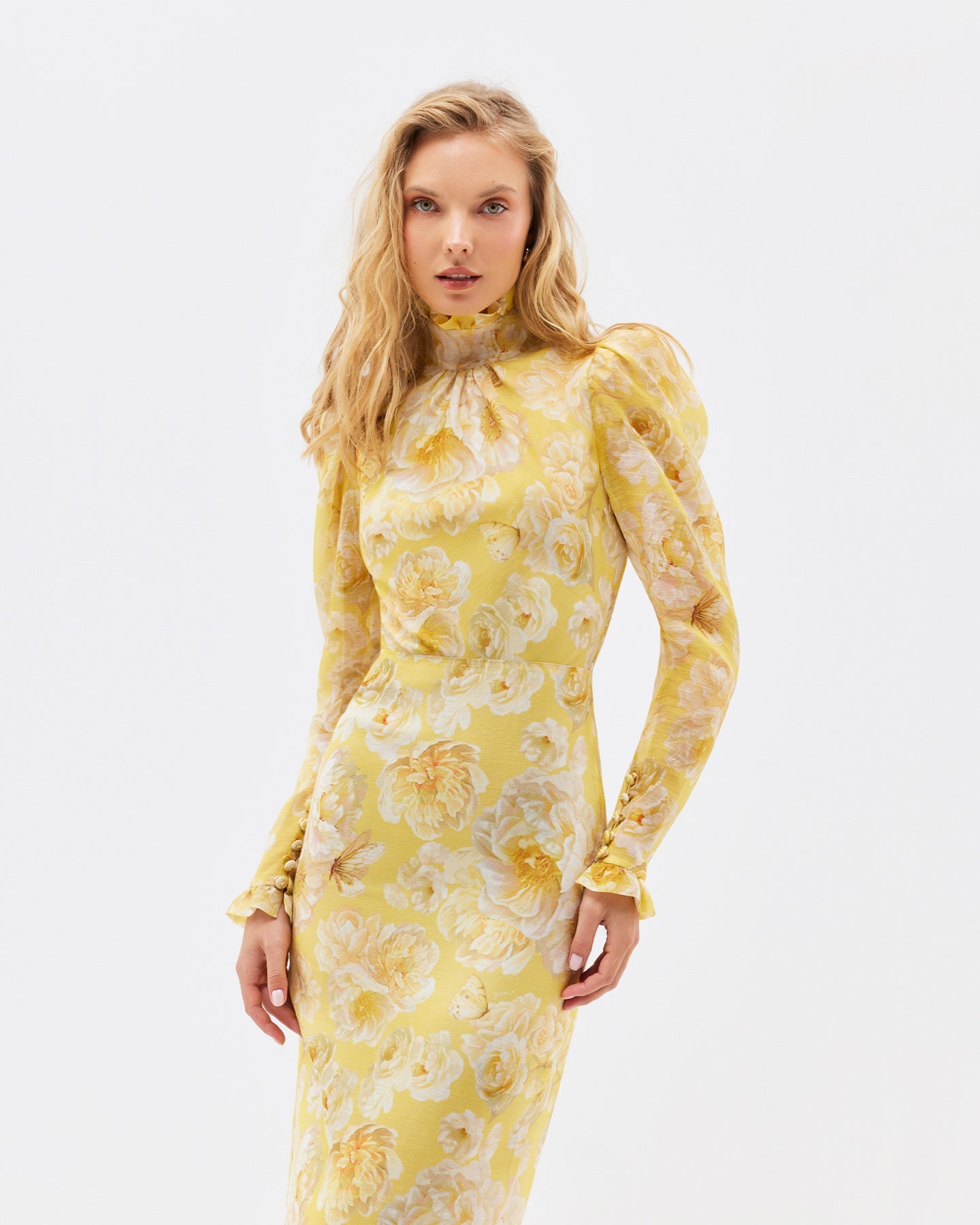 buttercup midi dress Buttercup Bloom Midi Dress DearEzra