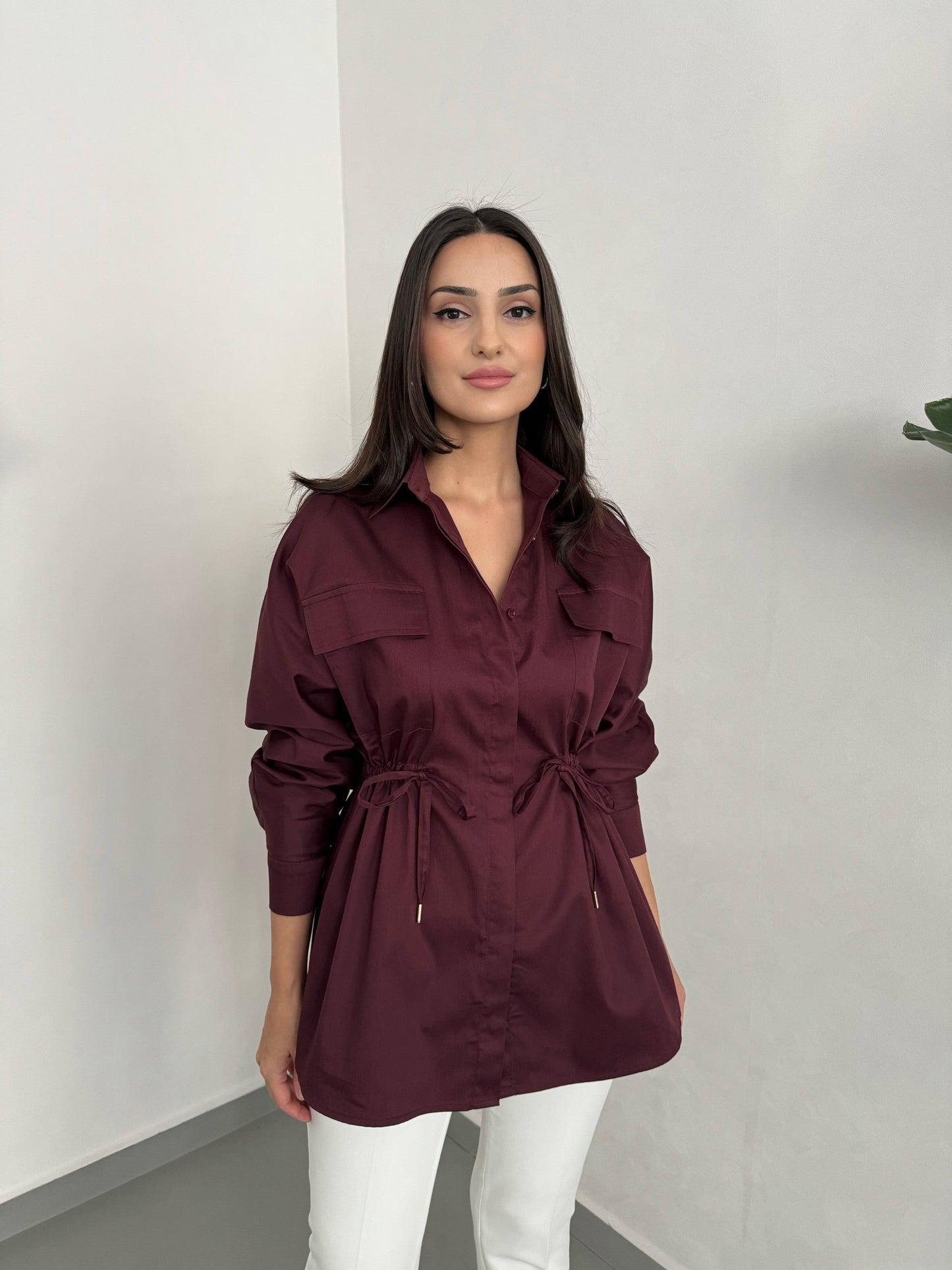 Cinch Me Pocket Detail Shirt