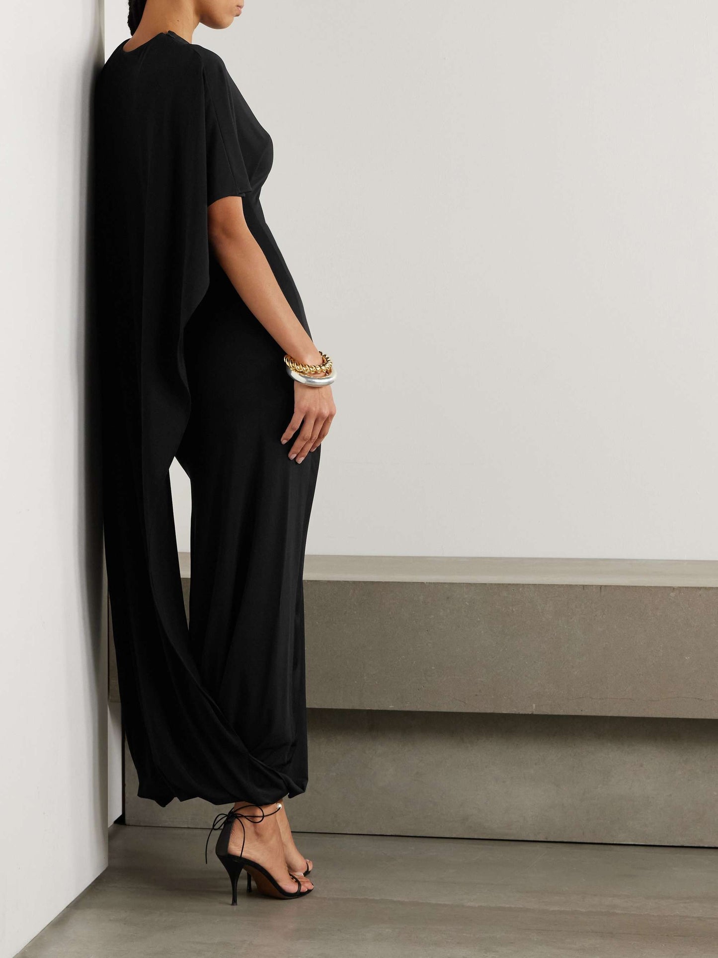 Stella Cape-Effect Dress