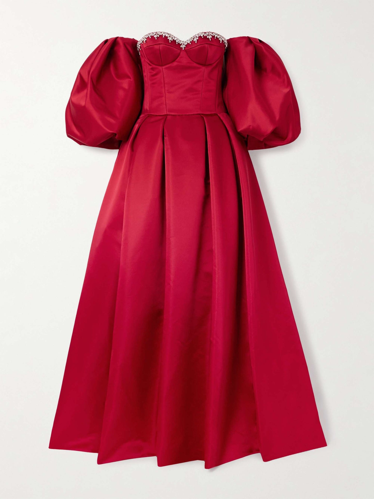Mikado Crystal Embellished Dress