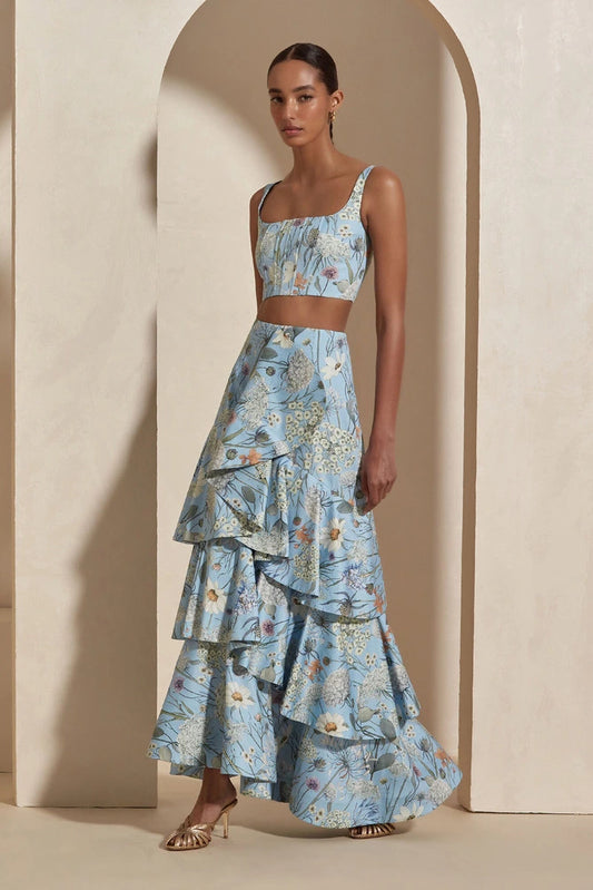 Skylush Bloom Ruffle Co-ord Set