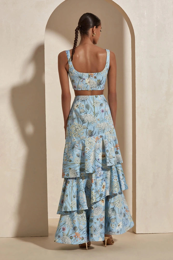 Skylush Bloom Ruffle Co-ord Set