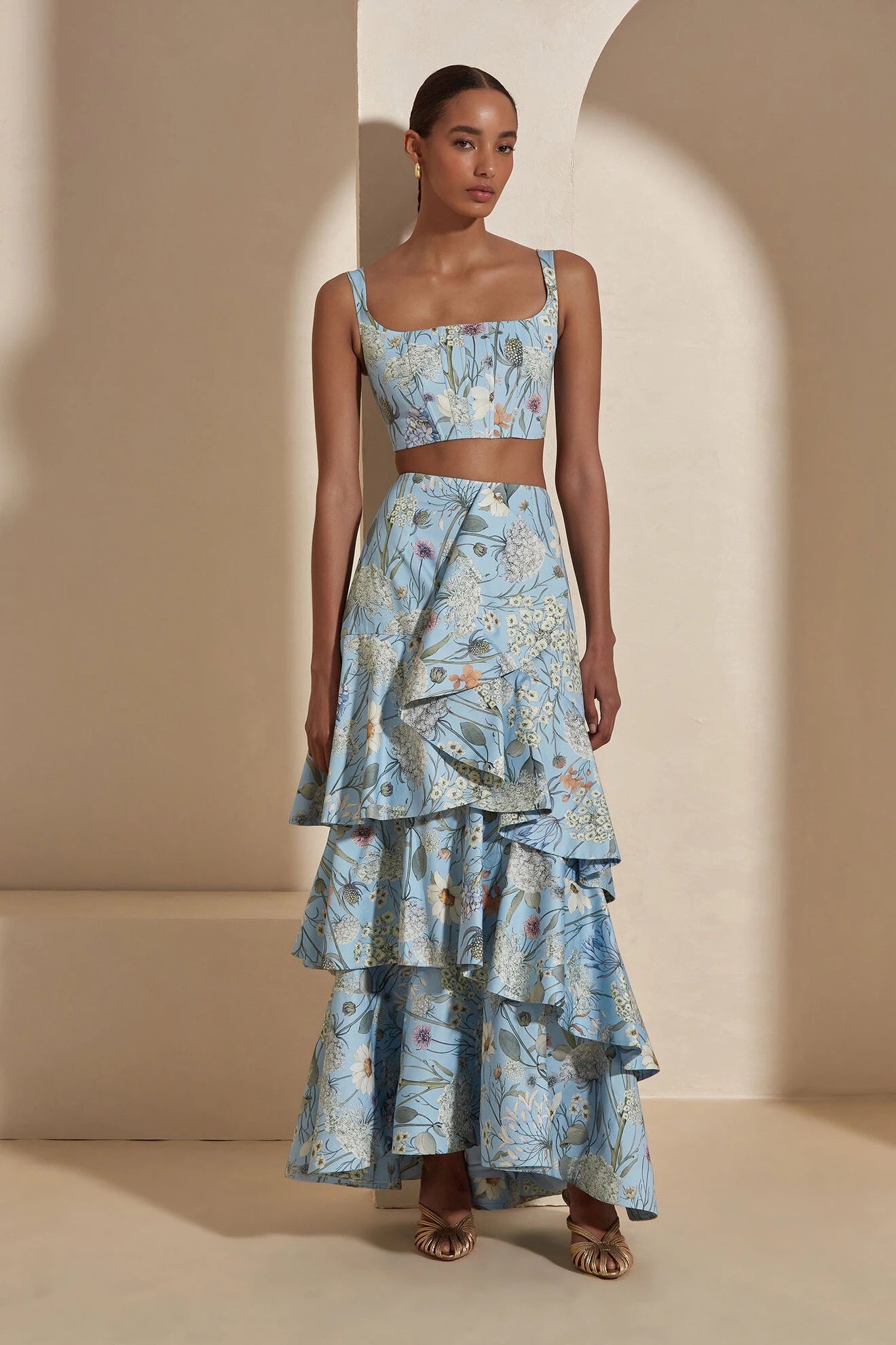 Skylush Bloom Ruffle Co-ord Set