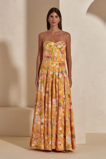 Honeyflower Tube Maxi Dress