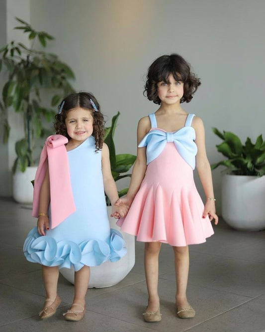 Bloom Bow & Ruffle Dress