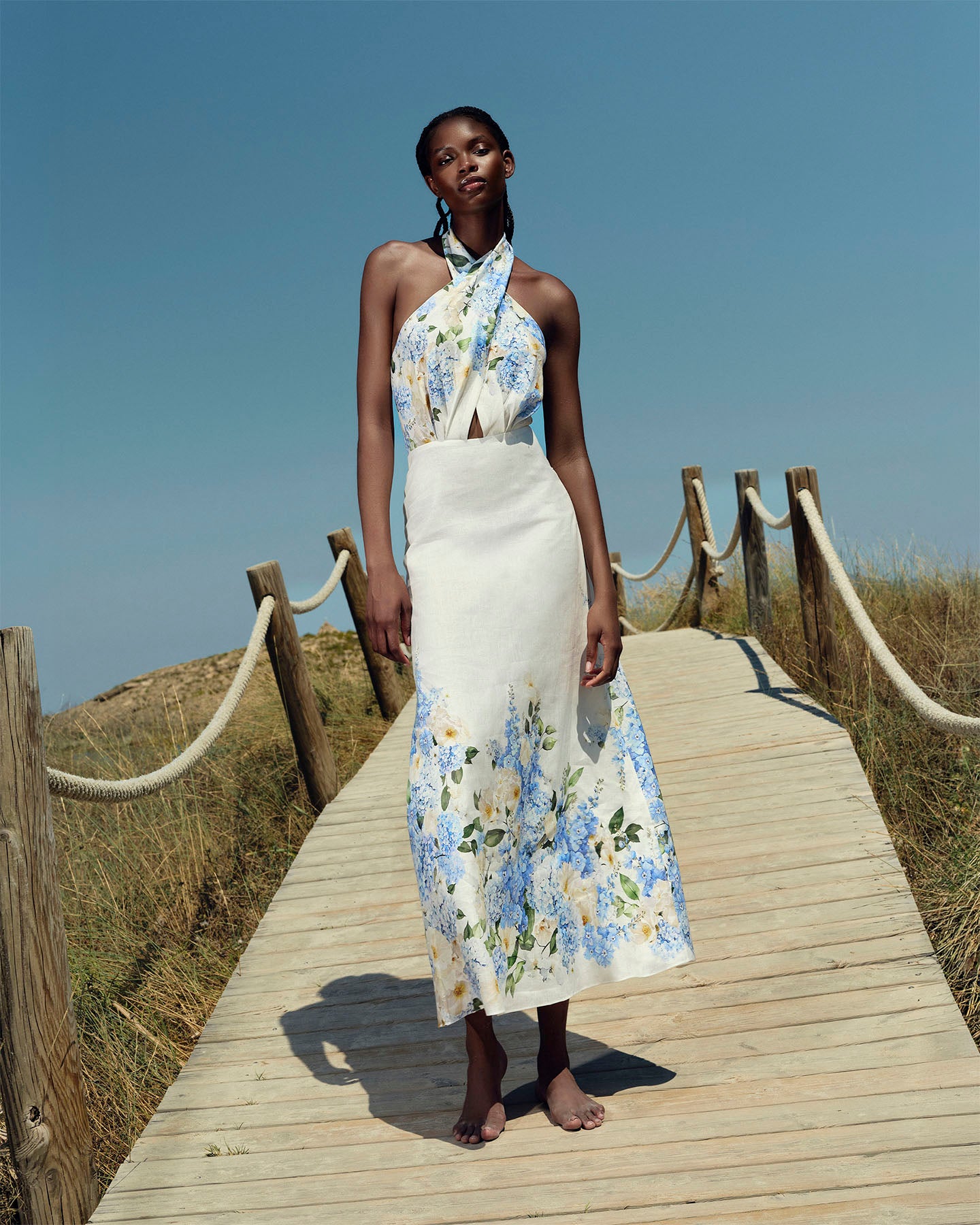 Bluebell Heliconia Midi Dress