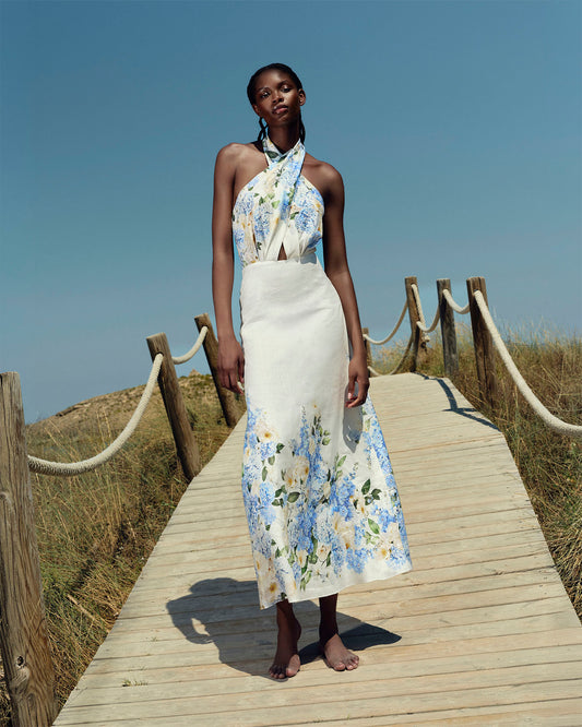 Bluebell Heliconia Midi Dress