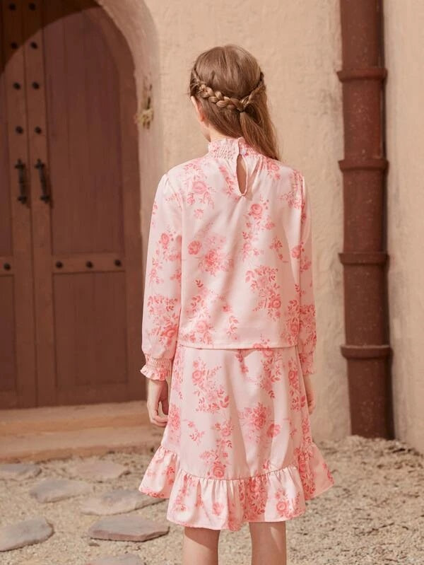 Mom + Me Floral Ensemble Dress