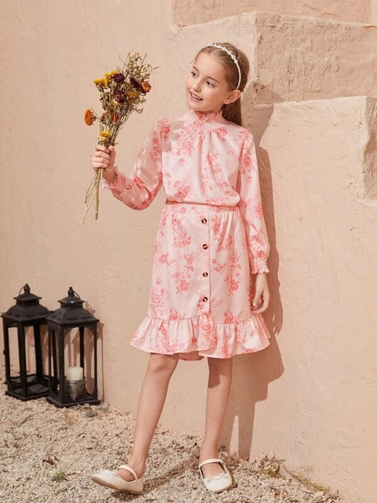 Mom + Me Floral Ensemble Dress