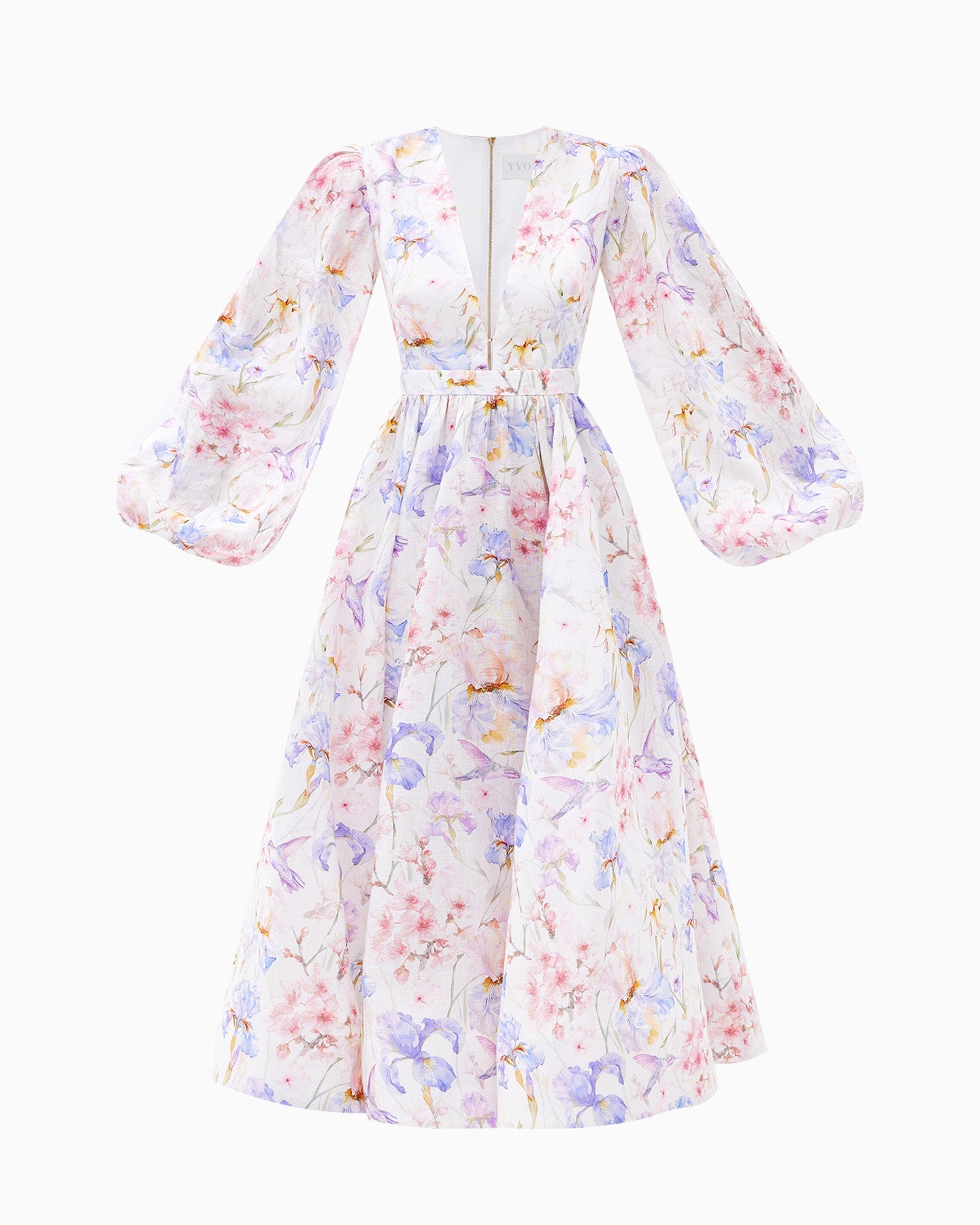 Fairy Fizz V-neck Midi Dress