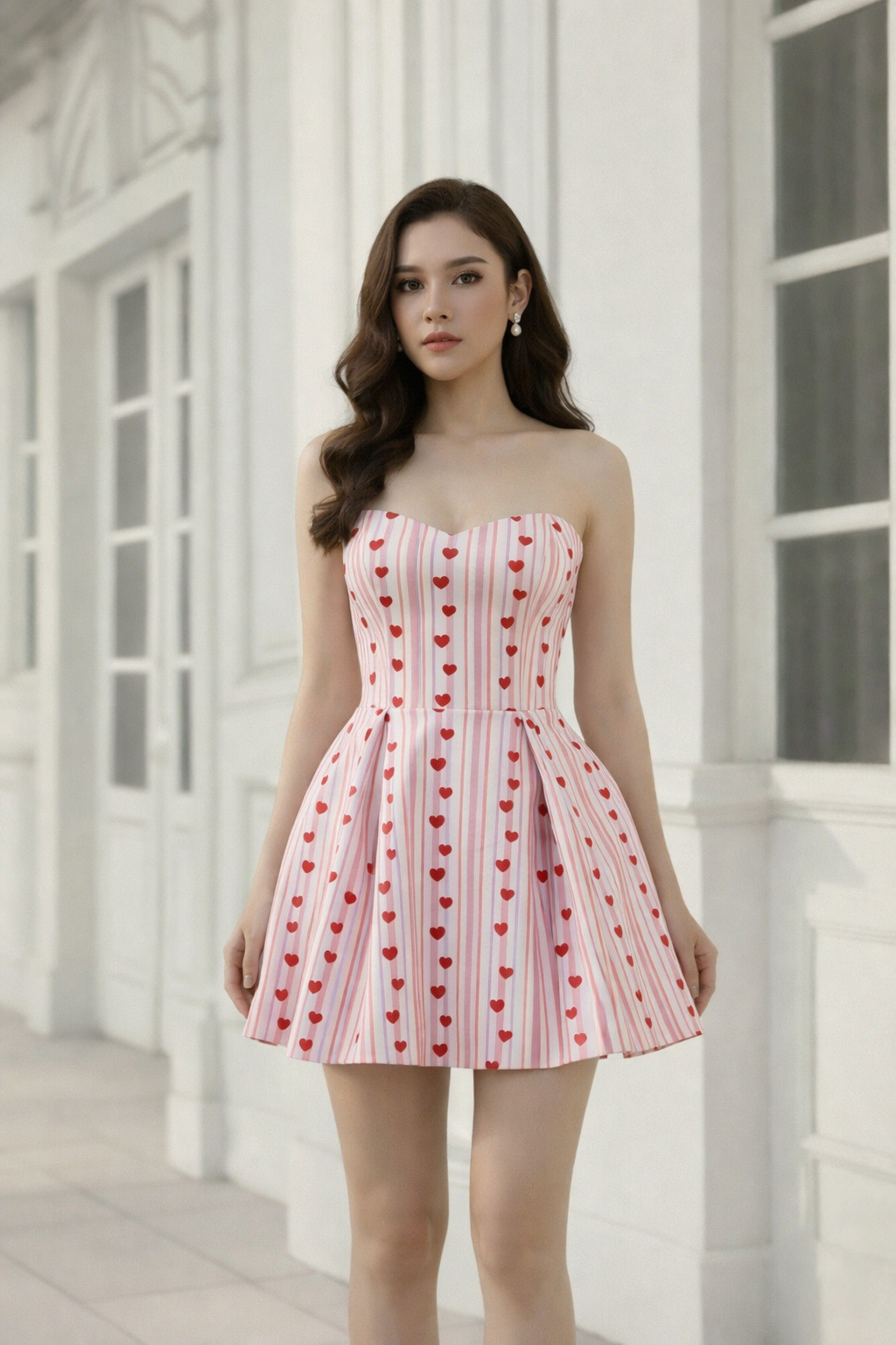 Dual Desire — Reversible Strapless Mini Dress