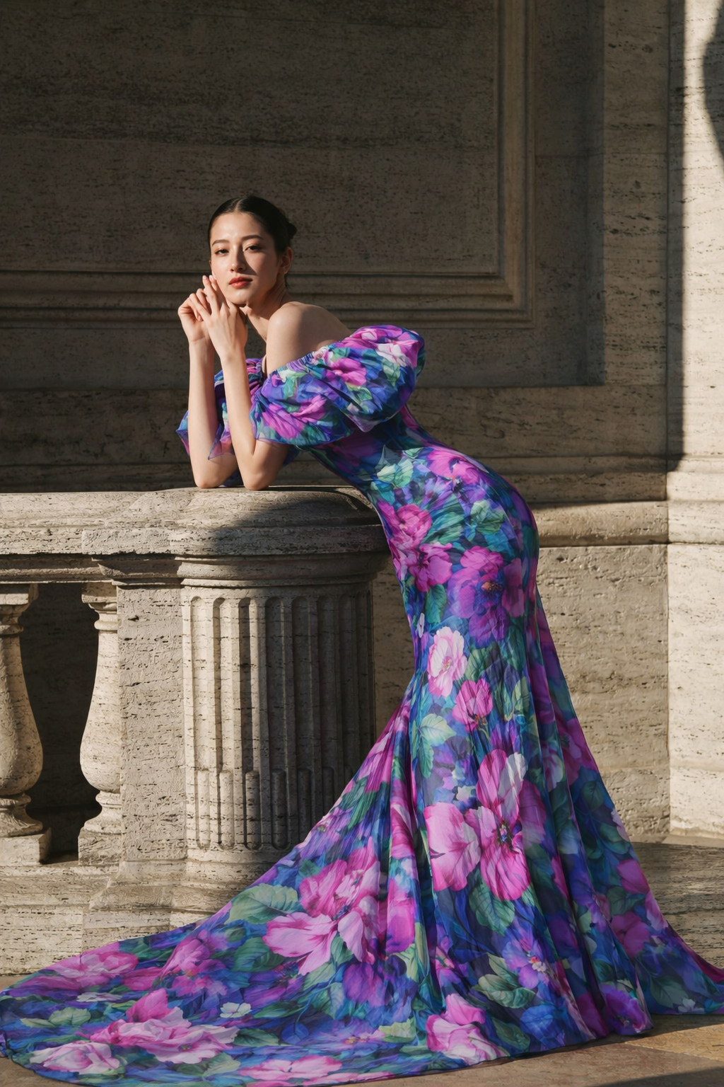 Violet Élan Mermaid Gown