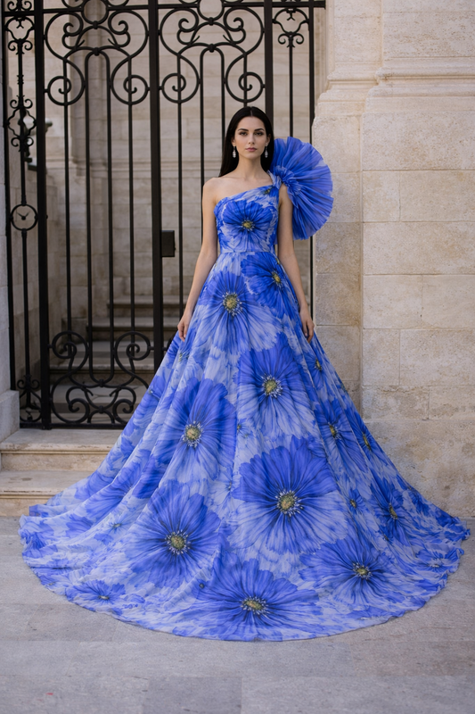 Azure Fantasy Gala Gown