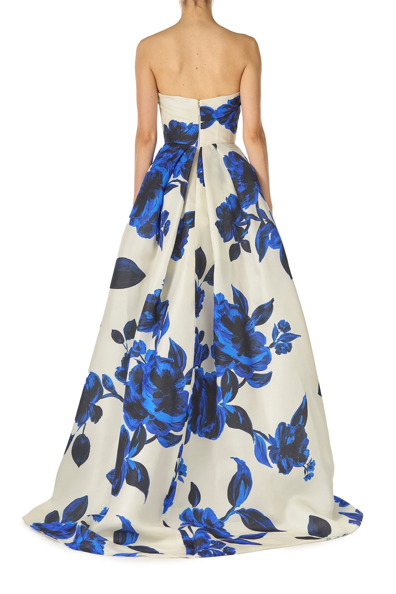 Bold Bloom Strapless Dress