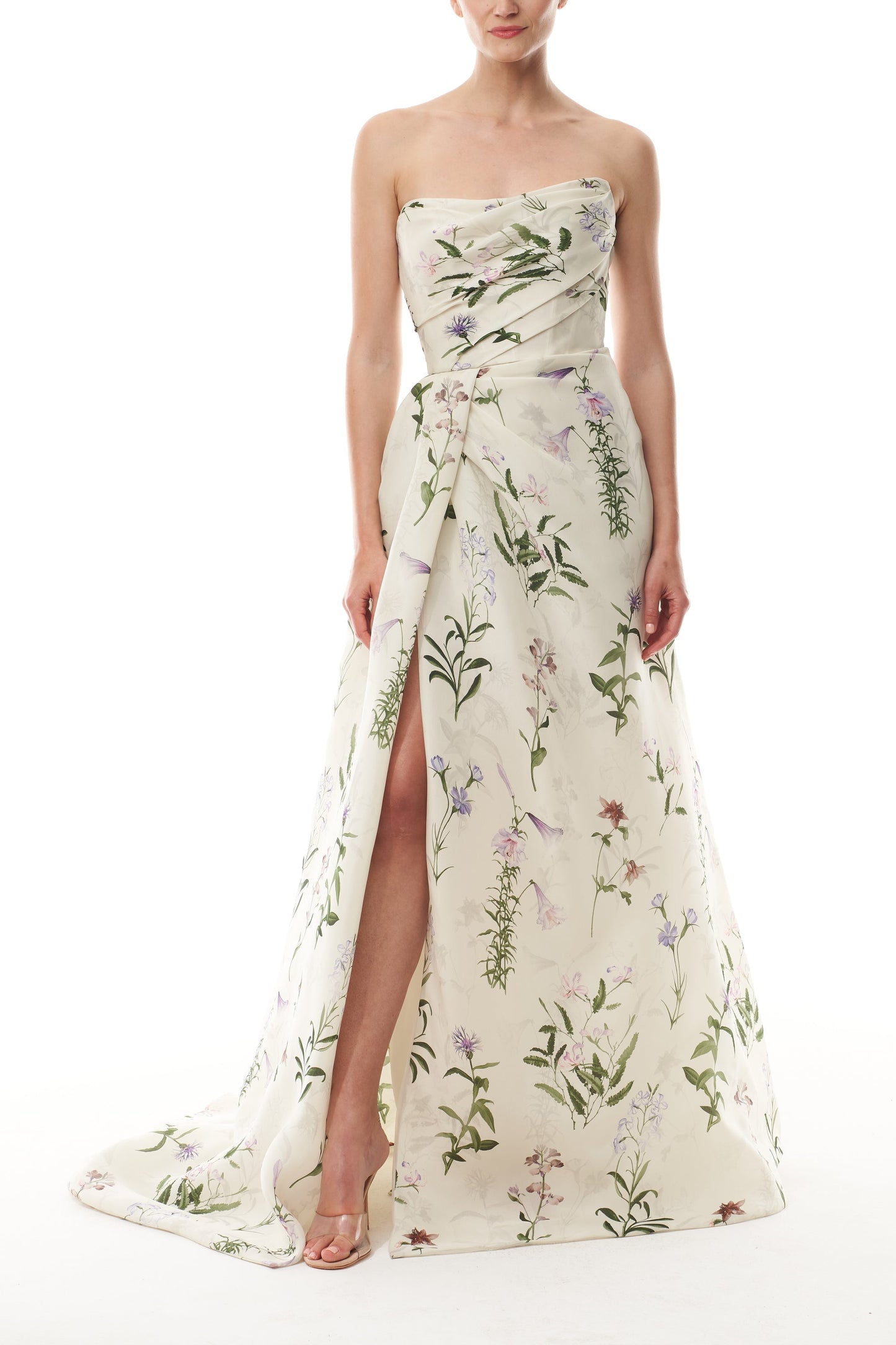 Gazar Bolero Draped Dress