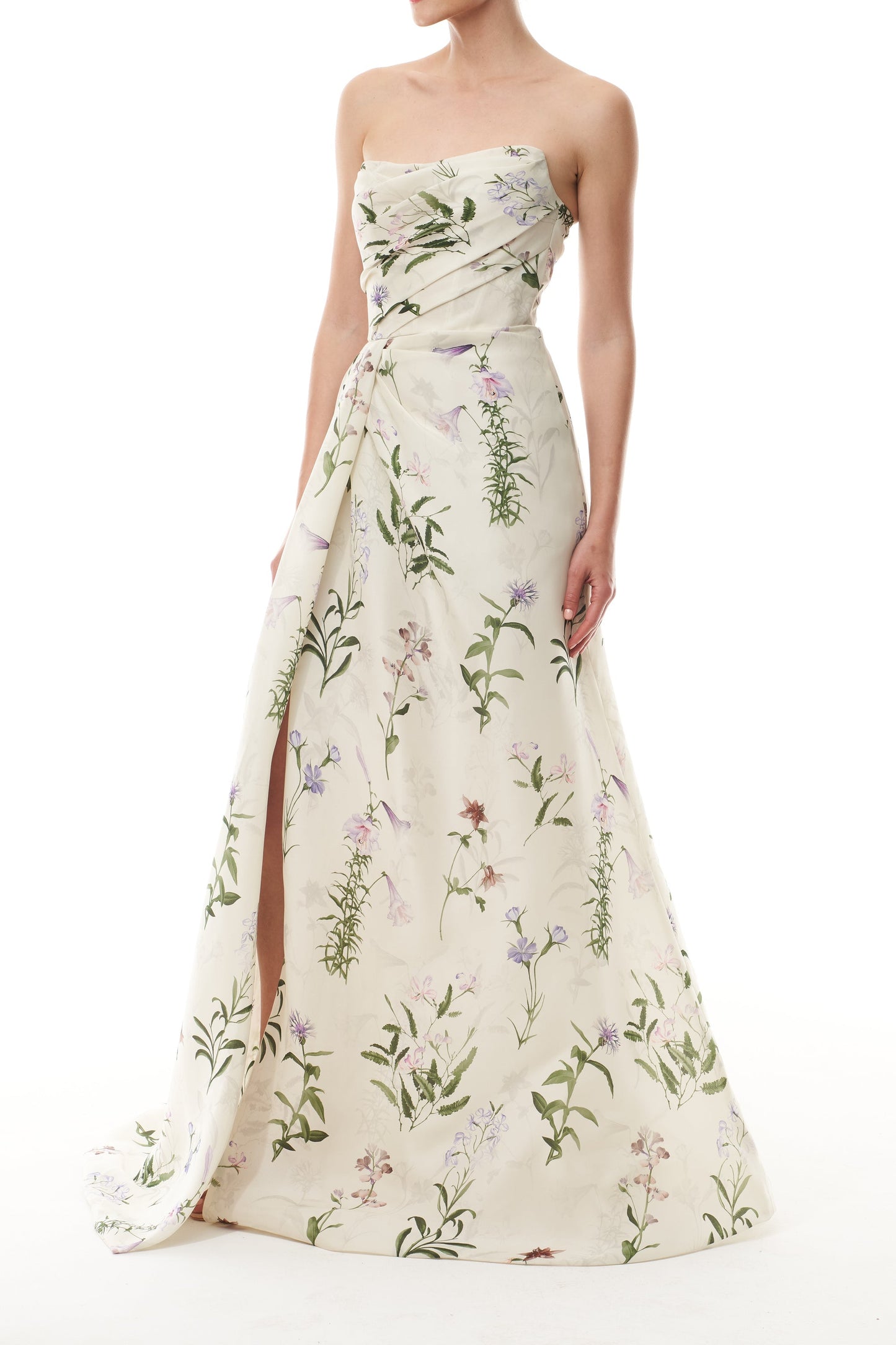 Gazar Bolero Draped Dress